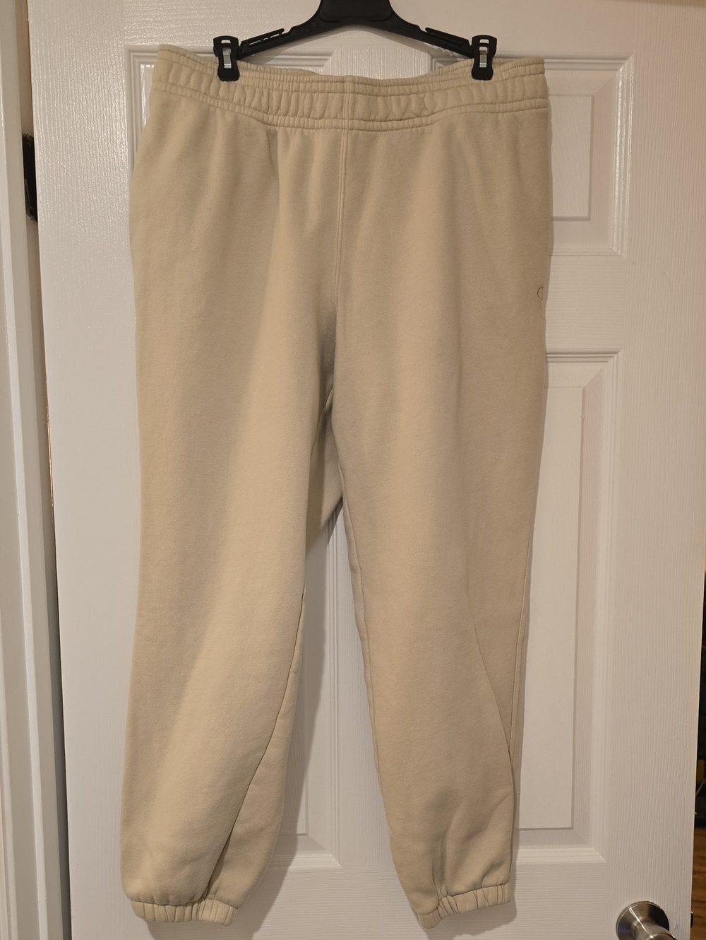 Champion Beige Cozy Mens Sweatpants - Neutral Comfort